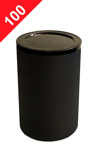 Tuba na kávu, 100g, matná černá, dx73x120